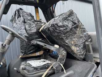 Used Forklift Truck LINDE H60D-02 DIESEL VIERRADFRONTSTAPLER (13059006)