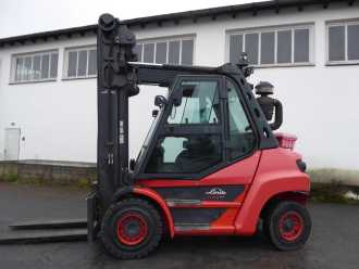 Used Forklift Truck LINDE H60D-03 DIESEL VIERRADFRONTSTAPLER (12933964)