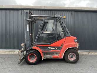 Used Forklift Truck LINDE H70D-01 DIESEL VIERRADFRONTSTAPLER (13059313)