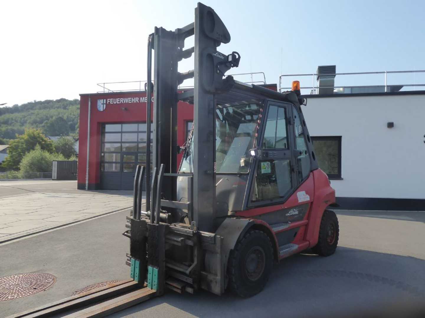 Used Forklift Truck LINDE H70D-03 DIESEL VIERRADFRONTSTAPLER (13059813)