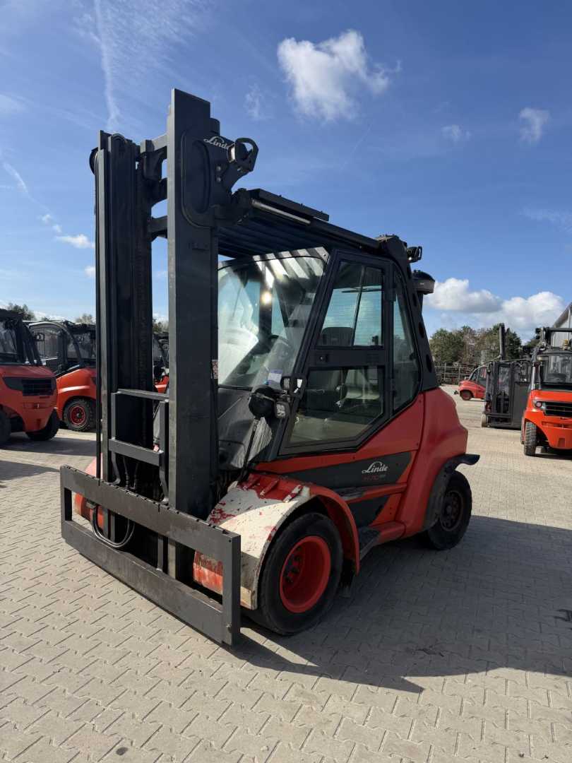 Used Forklift Truck LINDE H70D-03 DIESEL VIERRADFRONTSTAPLER (13068785)