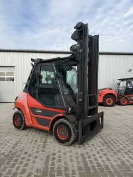 Used Forklift Truck LINDE H70D-03 DIESEL VIERRADFRONTSTAPLER (13075331)