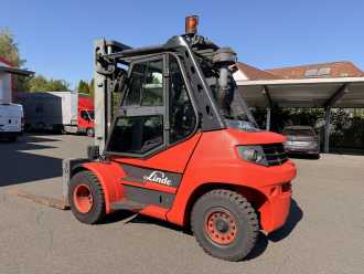 Used Forklift Truck LINDE H70D DIESEL VIERRADFRONTSTAPLER (13037353)