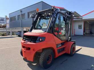 Used Forklift Truck LINDE H70D DIESEL VIERRADFRONTSTAPLER (13037353)