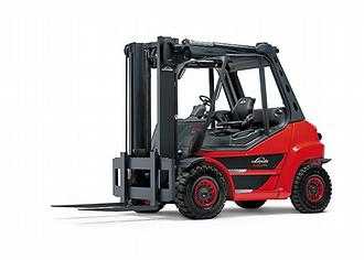 Used Forklift Truck LINDE H80/1100D DIESEL VIERRADFRONTSTAPLER (13062559) backdrop