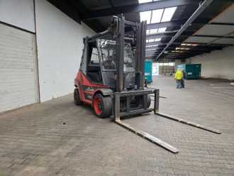Used Forklift Truck LINDE H80 T GAS VIERRADFRONTSTAPLER (13033887)