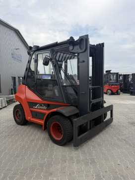 Used Forklift Truck LINDE H80D-02 DIESEL VIERRADFRONTSTAPLER (13066511)