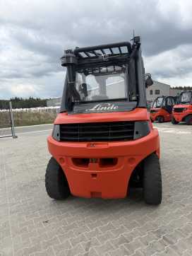 Used Forklift Truck LINDE H80D-02 DIESEL VIERRADFRONTSTAPLER (13066511)