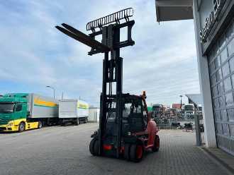Used Forklift Truck LINDE H80D-03 /900 / 4,5m / 4.043h / Verstellgerät SS DIESEL VIERRADFRONTSTAPLER (13038807)