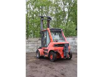 Used Forklift Truck LINDE H80D-03 DIESEL VIERRADFRONTSTAPLER (13041192)