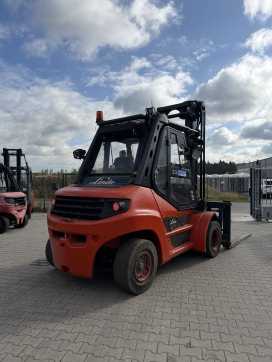 Used Forklift Truck LINDE H80D-03 DIESEL VIERRADFRONTSTAPLER (13064889)