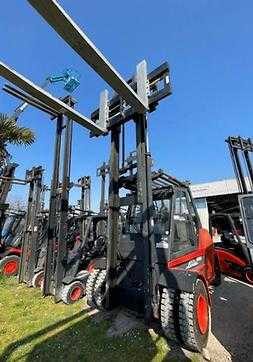 Used Forklift Truck LINDE H80D-900-03 DIESEL VIERRADFRONTSTAPLER (12983099) backdrop