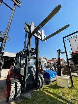 Used Forklift Truck LINDE H80D-900-03 DIESEL VIERRADFRONTSTAPLER (12983099)