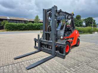 Used Forklift Truck LINDE H80T-02/900 GAS VIERRADFRONTSTAPLER (12724727)