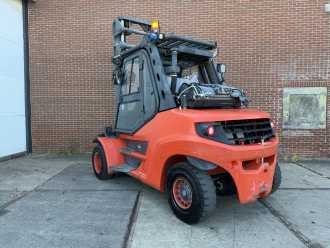 Used Forklift Truck LINDE H80T-03/900 ELEKTRO VIERRADFRONTSTAPLER (13067543)