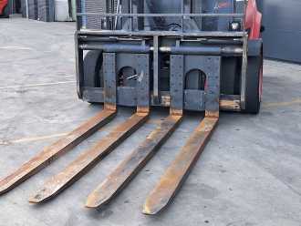 Used Forklift Truck LINDE H80T-03/900 GAS VIERRADFRONTSTAPLER (13046546)