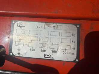Used Forklift Truck LINDE L 12 Baujahr 1995 Akku 2005 Ladegerät Integriert ELEKTRO HOCHHUBWAGENDEICHSEL (13055405)
