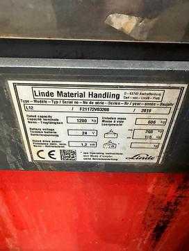 Used Forklift Truck LINDE L 12 , Paketangebot 12 STÜCK 18.000 € ELEKTRO HOCHHUBWAGENDEICHSEL (13072592)