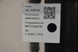 Used Forklift Truck LINDE L 14 AP i 1173-01 ELEKTRO HOCHHUBWAGENFAHRERSTAND (13021748)