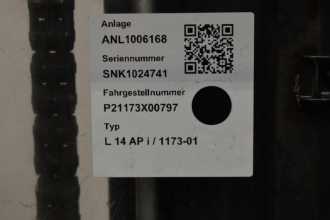 Used Forklift Truck LINDE L 14 AP i 1173 ELEKTRO HOCHHUBWAGENFAHRERSTAND (13024007)