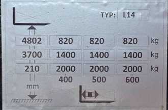 Used Forklift Truck LINDE L 14 NEW BATTERY 2026 WEITERE HOCHHUBWAGENDEICHSEL (13025711)