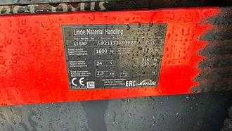 Used Forklift Truck LINDE L 16 AP - 2020er ELEKTRO HOCHHUBWAGENFAHRERSTAND (13062416)