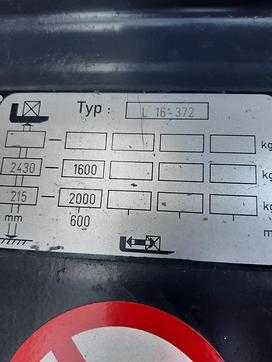 Used Forklift Truck LINDE L 16 i ELEKTRO HOCHHUBWAGENDEICHSEL (12695346)