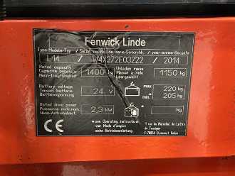 Used Forklift Truck LINDE L14 WEITERE HOCHHUBWAGENDEICHSEL (12995359)