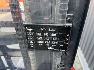 Used Forklift Truck LINDE L14AP ELEKTRO HOCHHUBWAGENFAHRERSTAND (13040103)