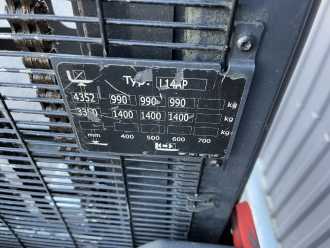 Used Forklift Truck LINDE L14AP ELEKTRO HOCHHUBWAGENFAHRERSTAND (13049669)
