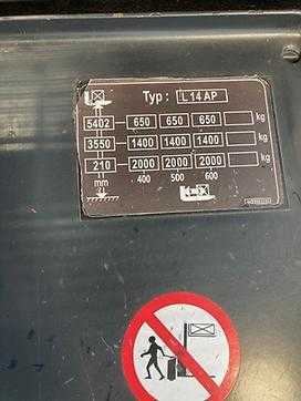 Used Forklift Truck LINDE L14APi/372 ELEKTRO HOCHHUBWAGENFAHRERSTAND (12418649)