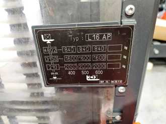 Used Forklift Truck LINDE L16AP WEITERE NIEDERHUBWAGENFAHRERSITZ (13009025)