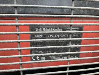 Used Forklift Truck LINDE L20AP ELEKTRO HOCHHUBWAGENFAHRERSTAND (13068303)