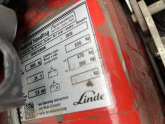 Used Forklift Truck LINDE N20C ELEKTRO NIEDERHUBKOMMISSIONIERER (13042986)