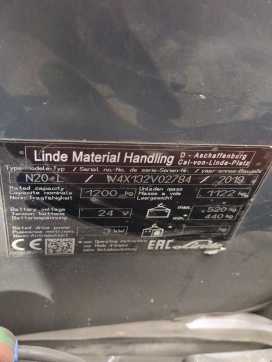 Used Forklift Truck LINDE N20L-132-01 ELEKTRO NIEDERHUBKOMMISSIONIERER (13054968)