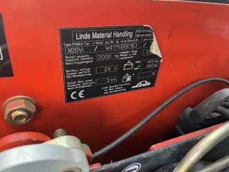 Used Forklift Truck LINDE N20Vi ELEKTRO NIEDERHUBKOMMISSIONIERER (12985721)