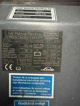 Used Forklift Truck LINDE P 250 ELEKTRO SCHLEPPER (13054171)