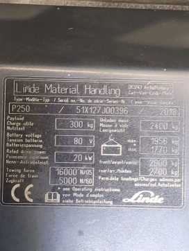 Used Forklift Truck LINDE P250-127-02 ELEKTRO SCHLEPPER (13017977)