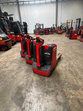 Used Forklift Truck LINDE Paket - 3x T18 - Baujahr 2021 ELEKTRO NIEDERHUBWAGENDEICHSEL (13064133)
