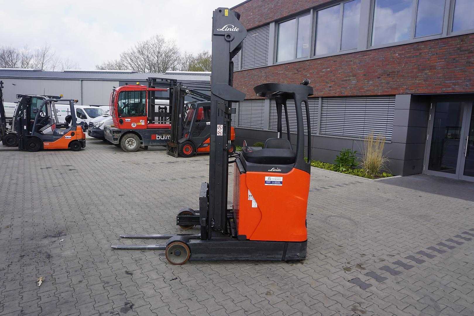Used Forklift Truck LINDE R 14 - 01 ELEKTRO SCHUBMASTSTAPLER (12951357)