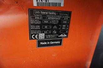 Used Forklift Truck LINDE R 14 - 01 ELEKTRO SCHUBMASTSTAPLER (12951357)