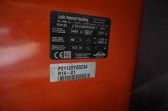 Used Forklift Truck LINDE R 14 -01 ELEKTRO SCHUBMASTSTAPLER (13072585)