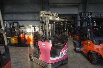 Used Forklift Truck LINDE R 14-01 - Li-Ionen ELEKTRO SCHUBMASTSTAPLER (13073578)