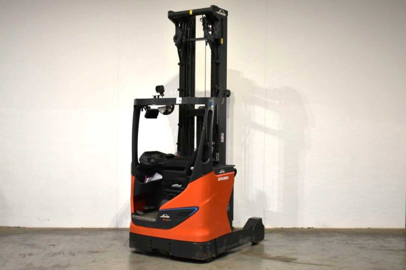 Used Forklift Truck LINDE R 14 1120-01 ELEKTRO SCHUBMASTSTAPLER (13042457)