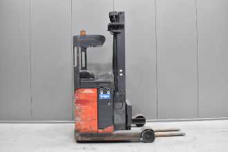 Used Forklift Truck LINDE R 14 /57564/ ELEKTRO SCHUBMASTSTAPLER (13042495)