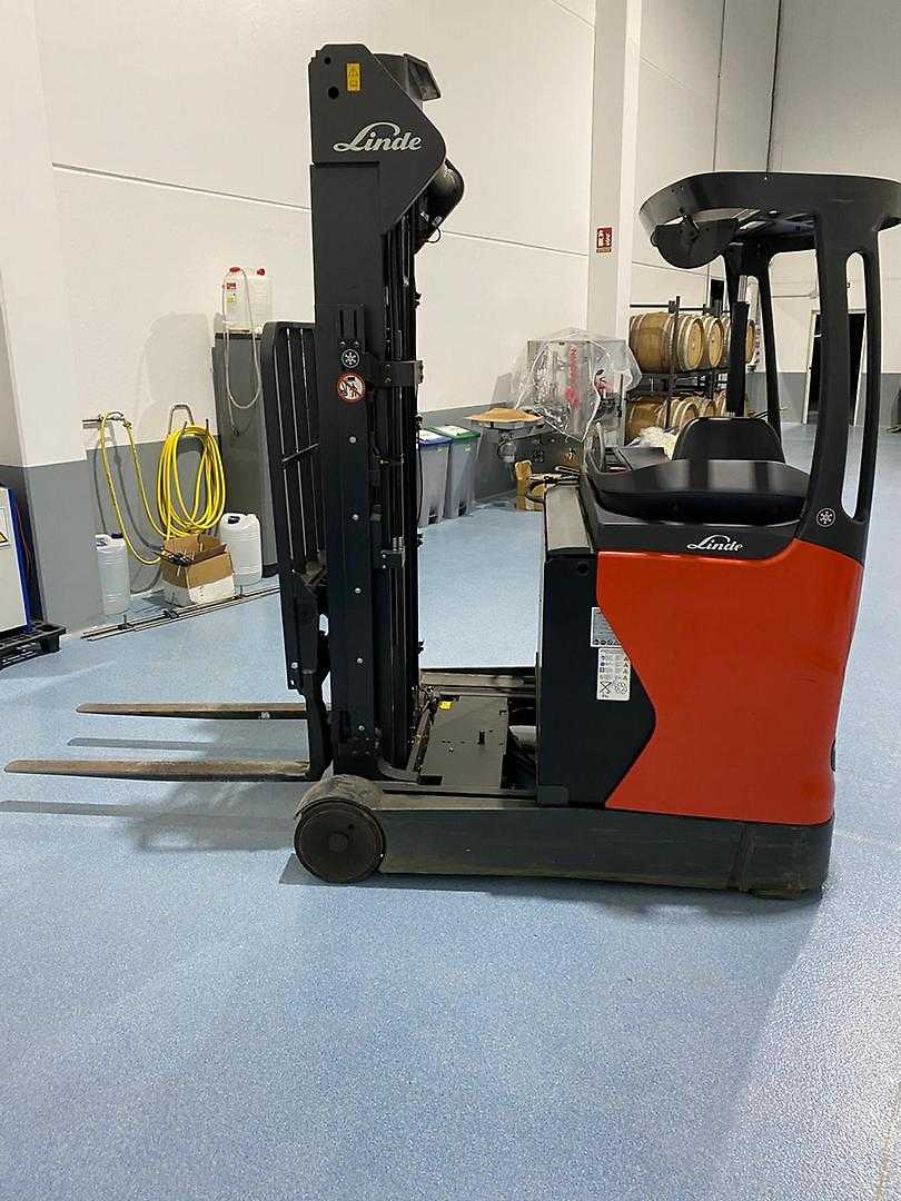 Used Forklift Truck LINDE R-14 ELEKTRO SCHUBMASTSTAPLER (12383754)