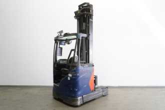 Used Forklift Truck LINDE R 14 HD 1120 ELEKTRO SCHUBMASTSTAPLER (13053516) backdrop