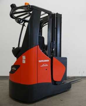 Used Forklift Truck LINDE R 14 X 116-03 ELEKTRO SCHUBMASTSTAPLER (12914701)