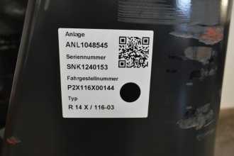 Used Forklift Truck LINDE R 14 X 116-03 ELEKTRO SCHUBMASTSTAPLER (13053530)