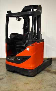 Used Forklift Truck LINDE R 16 1120 ELEKTRO SCHUBMASTSTAPLER (12960759) backdrop